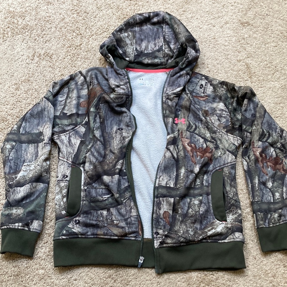 Cold Gear Camo Zip Up Hoodie